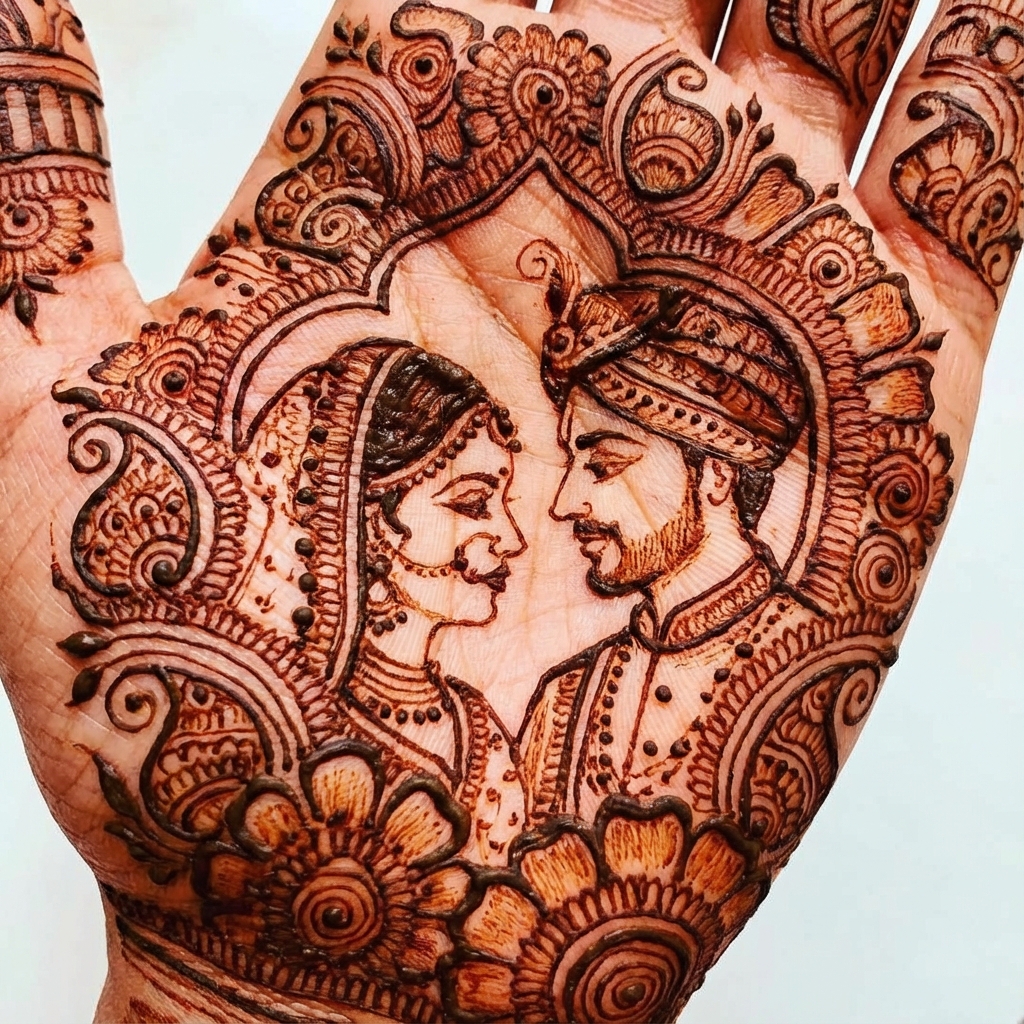 Portrait Mehndi Art